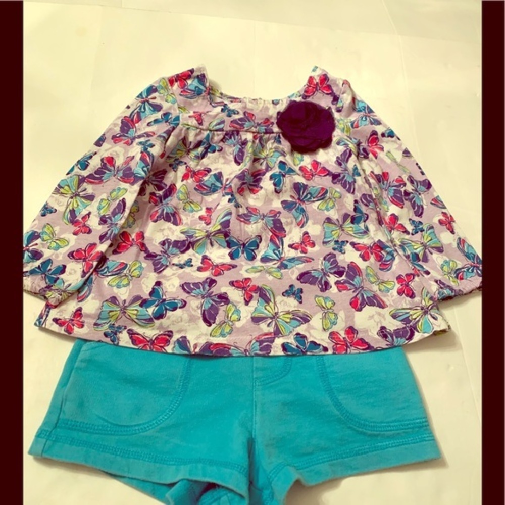 1989 Place 24 mo Top with Carter’s 24 mo shorts